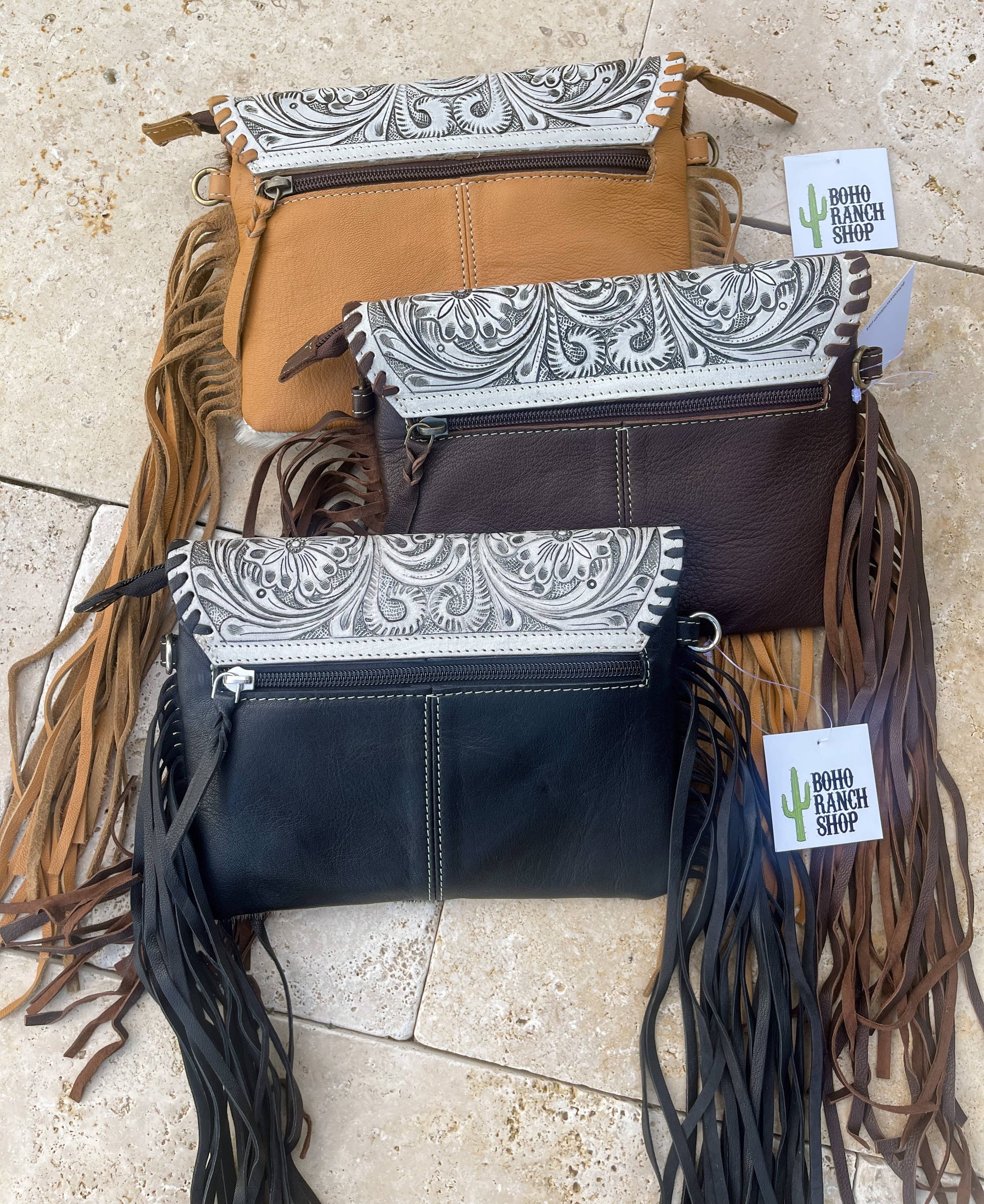 THE DELILAH CROSSBODY purse clutch western cowhide leather