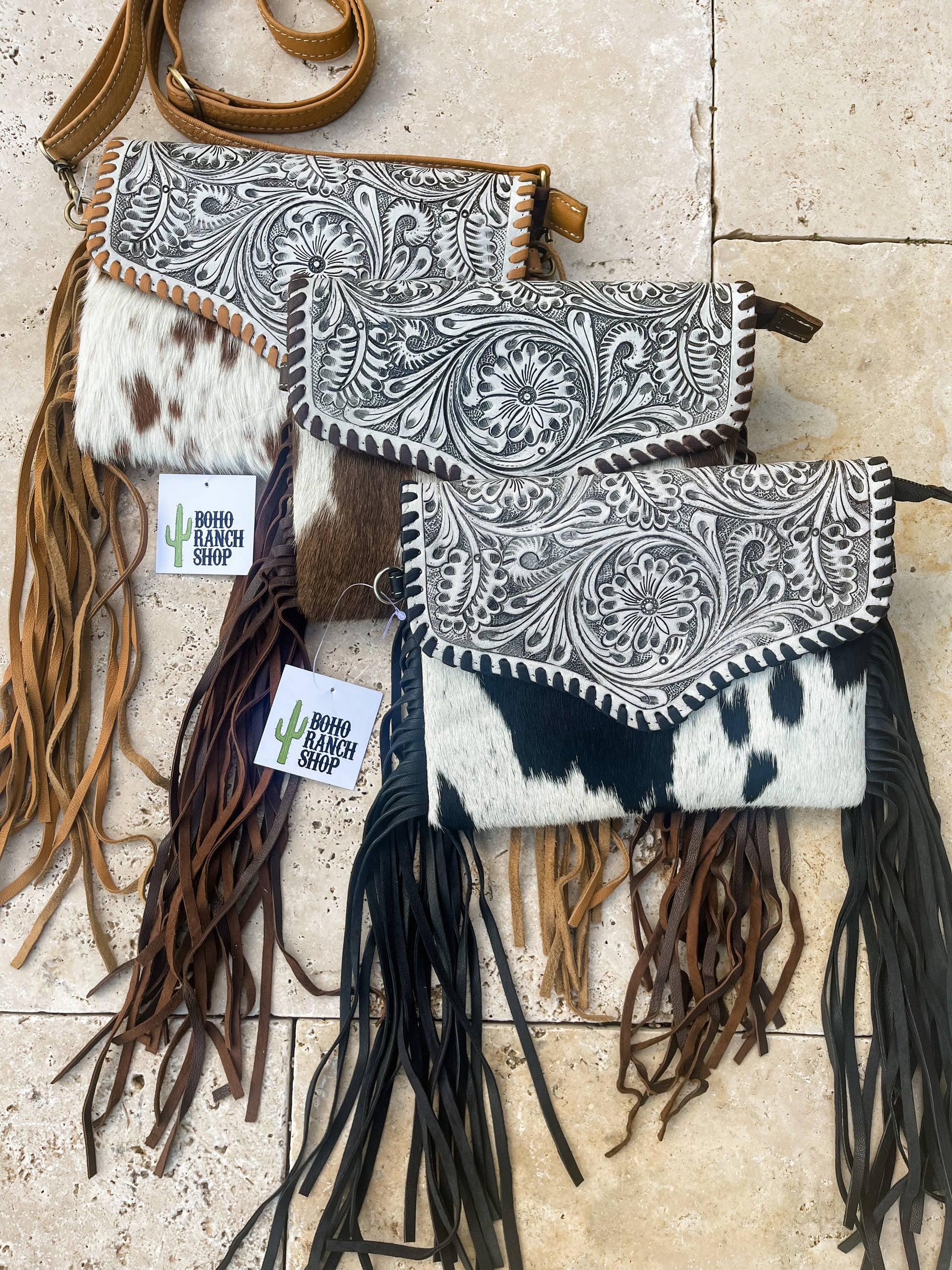 THE DELILAH CROSSBODY purse clutch western cowhide leather