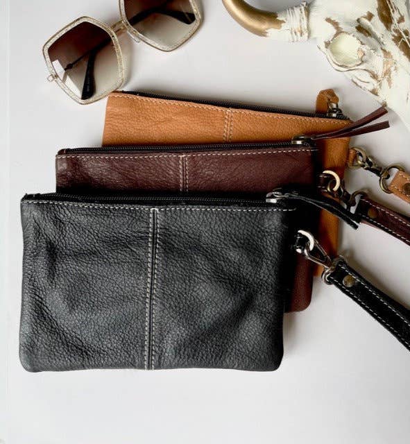 LEXIE COWHIDE WRISTLET Western Hairon Purse Bag