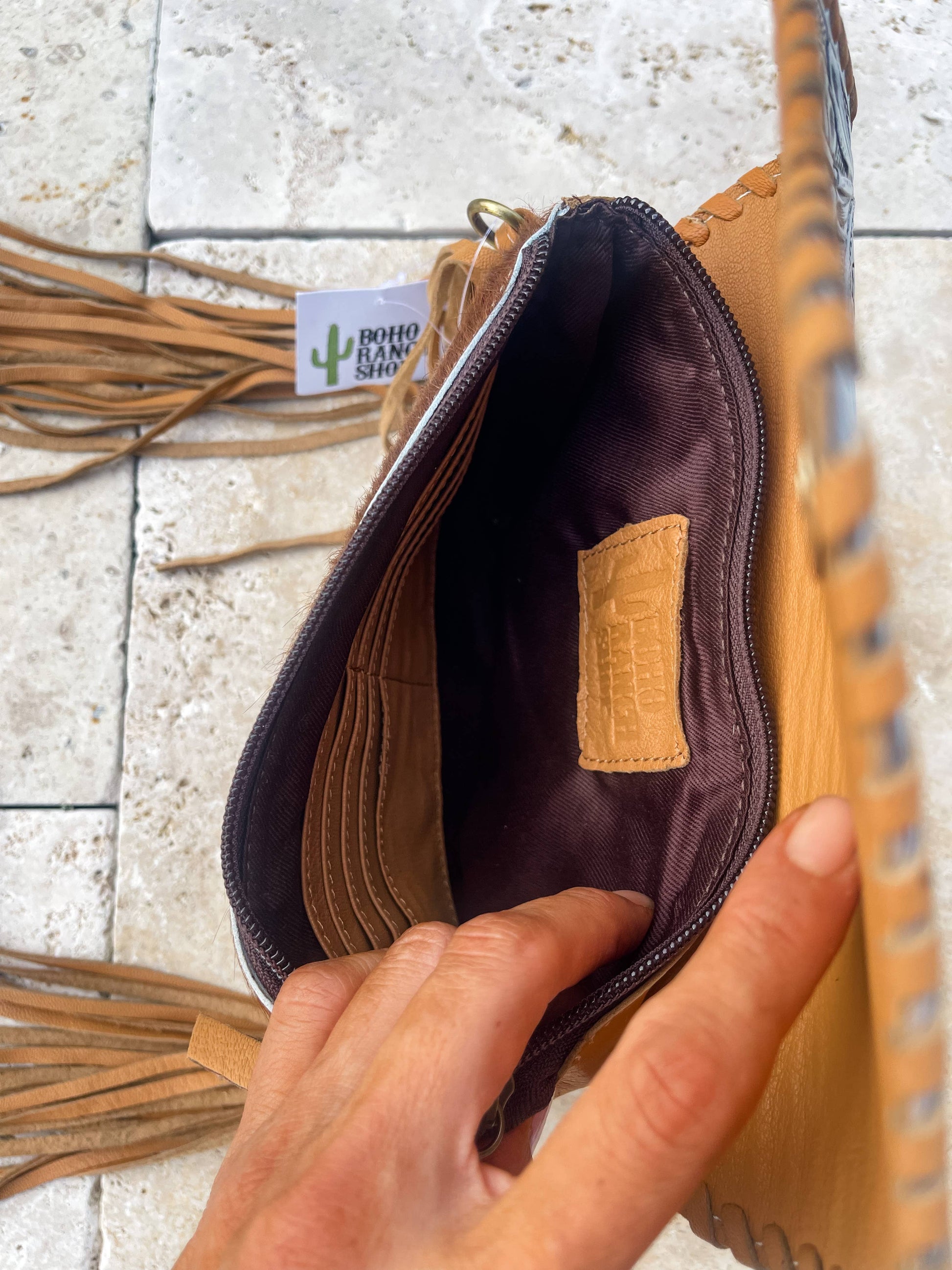 THE DELILAH CROSSBODY purse clutch western cowhide leather